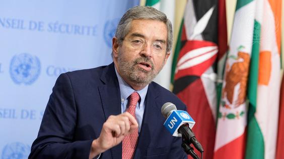 Security Council Media Stakeout