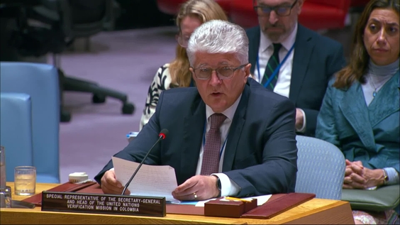 Miroslav Jenča (UNVMC) on Colombia - Security Council, 10238th meeting