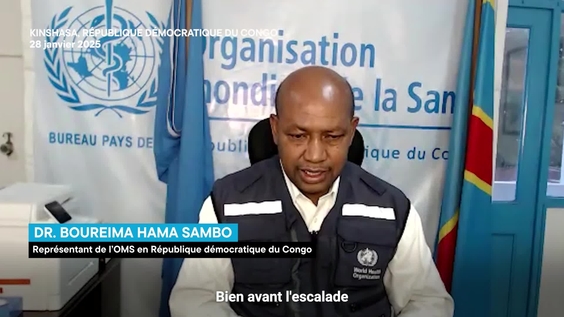 L'OMS s'exprime sur la situation humanitaire et sanitaire en RDC