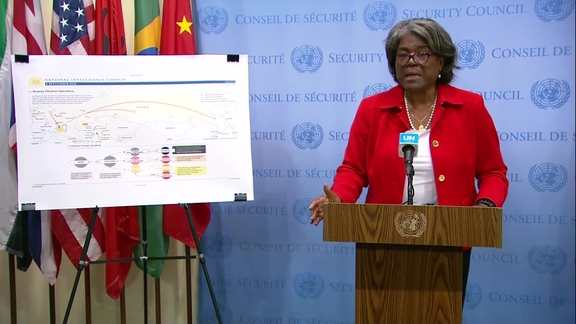 Linda Thomas-Greenfield (USA) on Ukraine - Security Council Media Stakeout