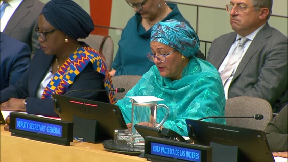 Amina J. Mohammed (Deputy Secretary-General) at Secretary-General's Common Pledge on Women's Participation in Peace Processes