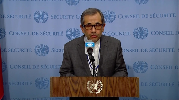 Majid Takht-Ravanchi (Iran) on Non-Proliferation - Security Council Media Stakeout