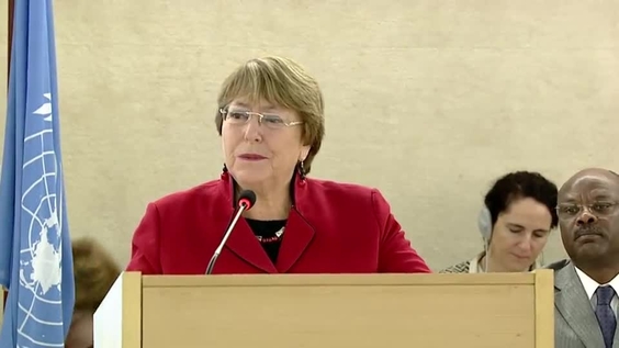 Michelle Bachelet, High-Level Segment - 1st Meeting, 40th Regular Session Human Rights Council