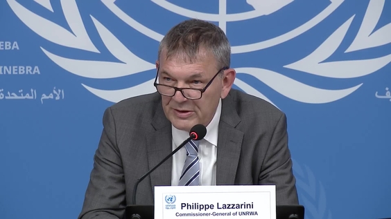 UNRWA - Press conference:  Update on the situation in the occupied Palestinian territory (OPT)
