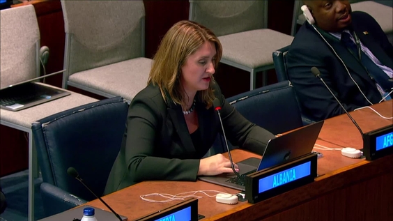 First Committee, 9th plenary meeting - General Assembly, 79th session