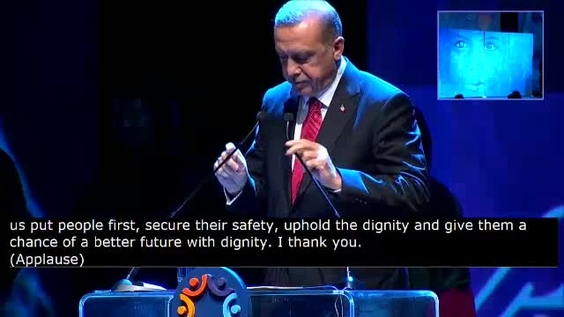 Recep Tayyip Erdogan (Turkey), closing ceremony of World Humanitarian Summit, Istanbul, Turkey, 2016