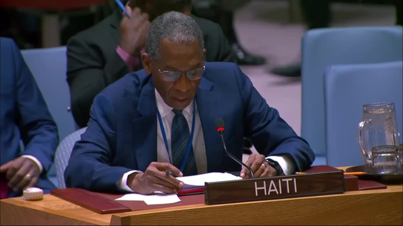 The question concerning Haiti - Security Council, 9808th meeting
