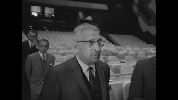 Prime Minister of Ceylon Visiting UN Headquarters