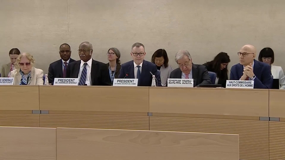1st, 2nd, 3rd Meetings - 58th Session of Human Rights Council | UN Web TV