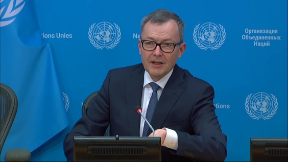 Jürg Lauber (President of the Human Rights Council) - Press Conference