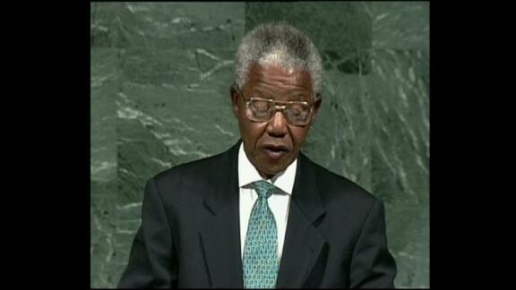 668th Meeting of Special Committee Against Apartheid: Address by Nelson Mandela