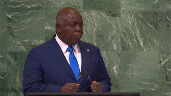 Bahamas - Prime Minister Addresses General Debate, 77th Session