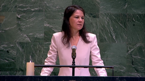 Annalena Baerbock (General Assembly President) on the International Day of Reflection on the 1994 Genocide Against the Tutsi in Rwanda - Annual Commemoration