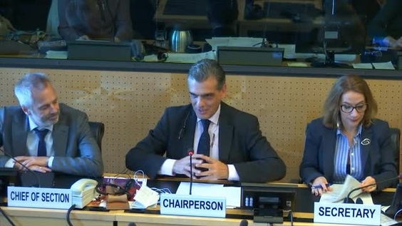 Closing of the Session - 217th Meeting 12th Session Committee on Enforced Disappearances