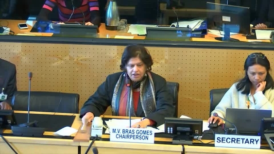 Consideration of Central African Republic (Cont'd) - 13th Meeting 63rd Session Committee on Economic, Social and Cultural Rights