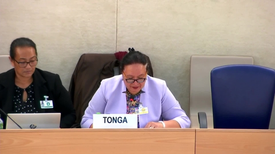 Tonga Review - 43rd Session of Universal Periodic Review
