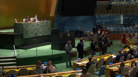 Asamblea General, 81ª sesión plenaria,  76° período de sesiones