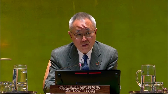Li Junhua (DESA) on the International Day against Unilateral Coercive Measures - General Assembly, 80th session