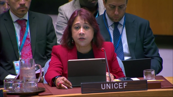 Sheema Sen Gupta (UNICEF) on Children and Armed Conflict - Security Council,  9945th meeting