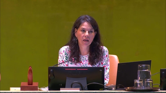 Annalena Baerbock (President of the General Assembly) on the General Assembly: 77th plenary meeting, 80th session