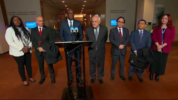 Press Encounter: Members of the Committee on the Exercise of the Inalienable Rights of the Palestinian People
