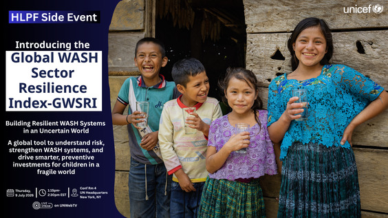 Launching the Global Water, Sanitation and Hygiene Sector Resilience Index (HLPF Side Event)
