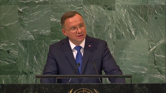 Poland - President Addresses General Debate, 77th Session