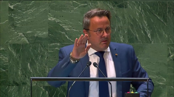 Luxembourg - Prime Minister Addresses General Debate, 78th Session