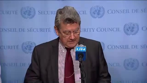 Secuirty Council President Briefs Press