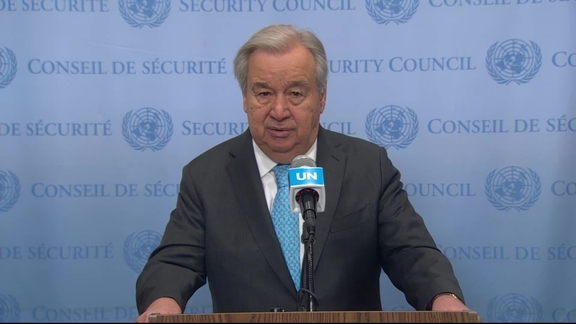 Media Stakeout: UN Secretary-General, António Guterres, on Yemen