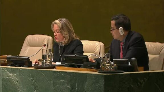 Deputy Prime Minister of Syria Addresses General Assembly