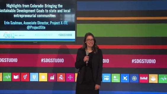Barcamp (Erin Szulman): Highlights from Colorado - SDG Studio, Global Festival of Action for Sustainable Development 2018 