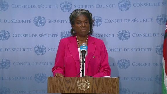 Linda Thomas-Greenfield (USA) on Ethiopia- Security Council Media Stakeout