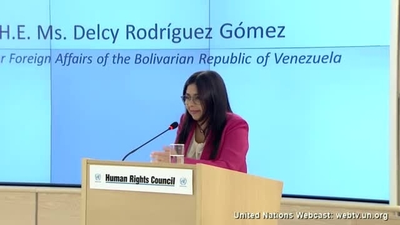 Venezuela, High-Level Segment - 8th Meeting, 31st Regular Session Human Rights Council