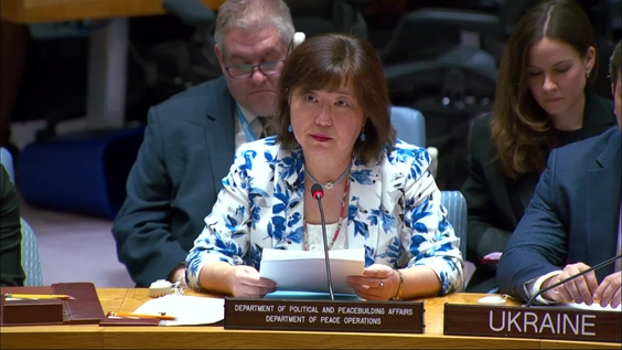 Kayoko Gotoh (DPPA-DPO) on the situation in Ukraine - Security Council, 10202nd meeting