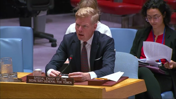 Hans Grundberg (UN Special Envoy for Yemenon) on the situation in the Middle East - Security Council, 10174th meeting