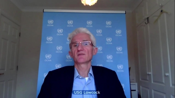 Mark Lowcock (OCHA) on the situation in the Middle East (Syria) - Security Council VTC