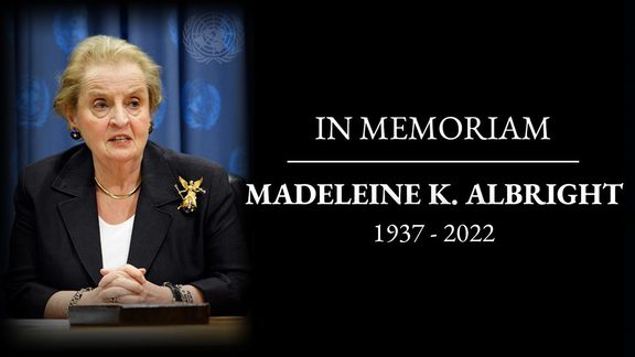 United Nations Memorial for U.S. Secretary of State Madeleine K. Albright