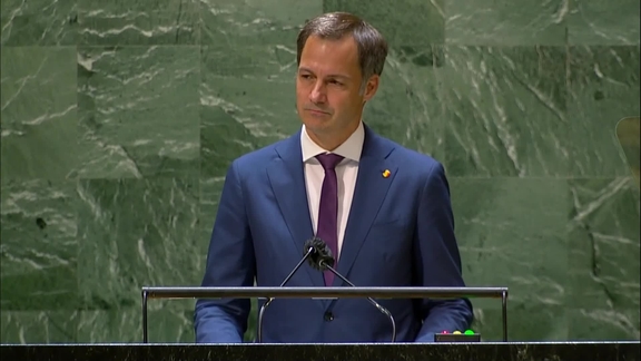 Belgium - Prime Minister Addresses General Debate, 76th Session