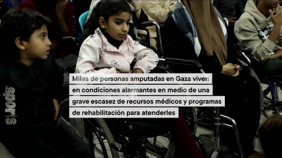 El asedio israelí ha dejado alrededor de 6000 amputados en Gaza en los últimos dos años, el 25% son niños