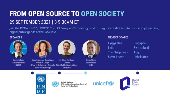 From Open Software to Open Society - Digital Public Goods for Inclusive Digital & Social Transformation