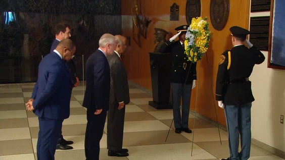 Wreath-laying ceremony to commemorate the 20th anniversary of the Baghdad bombing
