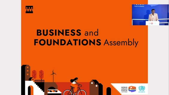 Business and Foundations Assembly (World Urban Forum 12th Session)
