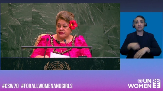7th plenary meeting - Commission on the Status of Women, Seventieth session (CSW70) - General discussion (continued)