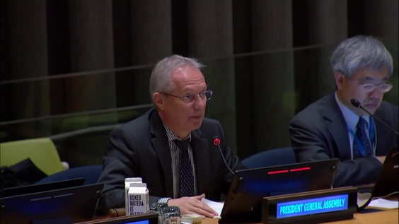 Csaba Kőrösi (General Assembly President) on the briefing on Science-based Evidence in support of Sustainable Solutions