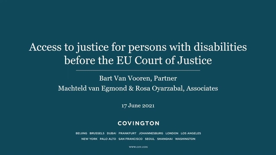 Impunity for Investments in Disability Segregation: The Case of the European Union – COSP14 Side Event