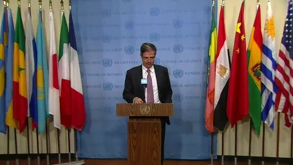 President of Security Council Briefs Press
