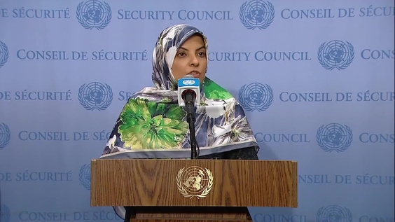 Zahra Ershadi (Iran) on the situation in Iran - Security Council Media Stakeout