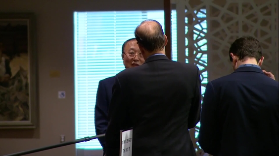 Zhang Jun (China & SC President) on his Presidency, the Uyghurs Report & the Security Council - Security Council Media Stakeout