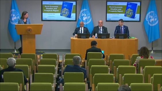 Launch of The World Economic Situation and Prospects report 2026 by the UN Department of Economic and Social Affairs (DESA) - Press Conference